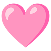 Emoji 🩷 Cuore Rosa su Google 15.0.