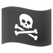 Emoji 🏴‍☠️ Bandiera Dei Pirati su Google 15.0.
