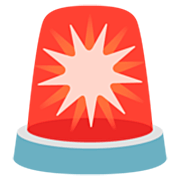 Emoji 🚨 Lampeggiante su Google 15.0.