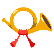 Emoji 📯 Corno Postale su Google 15.0.