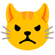 Emoji 😾 Gatto Imbronciato su Google 15.0.