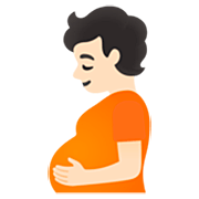 Persona Embarazada: Tono De Piel Claro Google 15.0.