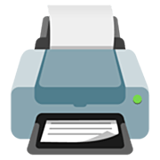 🖨️ Emoji Impressora na Google 15.0.