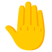 🤚 Emoji erhobene Hand von hinten Google 15.0.