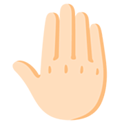 Dorso Da Mão Levantado: Pele Clara Google 15.0.