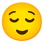 😌 Emoji Cara De Alivio en Google 15.0.
