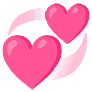 💞 Emoji kreisende Herzen Google 15.0.