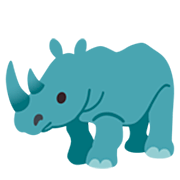 Emoji 🦏 Rinoceronte su Google 15.0.