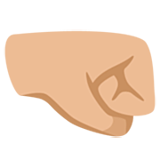 Emoji 🤜🏼 Pugno A Destra: Carnagione Abbastanza Chiara su Google 15.0.