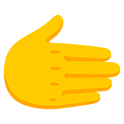 🫱 Emoji Mão Direita na Google 15.0.