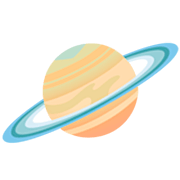 Émoji 🪐 Planète à Anneaux sur Google 15.0.