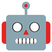 Emoji 🤖 Faccina Di Robot su Google 15.0.