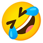 🤣 Emoji Cara Revolviéndose De La Risa en Google 15.0.