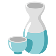 🍶 Emoji Sake-Flasche und -tasse Google 15.0.