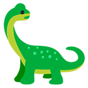 Émoji 🦕 Sauropode sur Google 15.0.