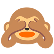 🙈 Emoji Mono Con Los Ojos Tapados en Google 15.0.