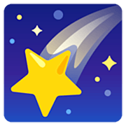 Émoji 🌠 étoile Filante sur Google 15.0.