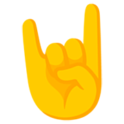 🤘 Emoji Mano Haciendo El Signo De Cuernos en Google 15.0.