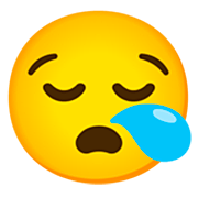 😪 Emoji Cara De Sueño en Google 15.0.