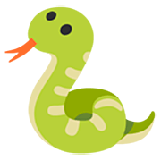 Émoji 🐍 Serpent sur Google 15.0.