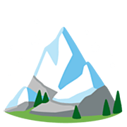 🏔️ Emoji Montaña Con Nieve en Google 15.0.