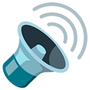 Emoji 🔊 Altoparlante A Volume Alto su Google 15.0.