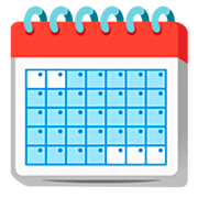 Emoji 🗓️ Calendario A Spirale su Google 15.0.