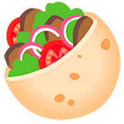 Emoji 🥙 Pita Farcita su Google 15.0.