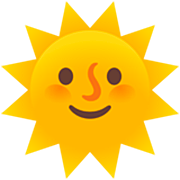Emoji 🌞 Faccina Sole su Google 15.0.