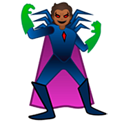 Personaje De Supervillano: Tono De Piel Oscuro Medio Google 15.0.