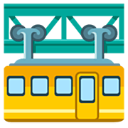Émoji 🚟 Train Suspendu sur Google 15.0.