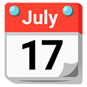 Emoji 📆 Calendario A Strappo su Google 15.0.