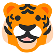 🐯 Emoji Rosto De Tigre na Google 15.0.