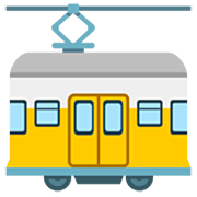 🚋 Emoji Vagón De Tranvía en Google 15.0.