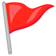 Émoji 🚩 Drapeau Triangulaire sur Google 15.0.