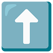 Emoji ⬆️ Freccia Rivolta Verso L’alto su Google 15.0.