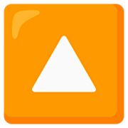 Émoji 🔼 Petit Triangle Haut sur Google 15.0.