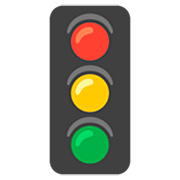 🚦 Emoji Semáforo Vertical na Google 15.0.
