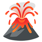 Émoji 🌋 Volcan sur Google 15.0.
