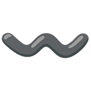 Emoji 〰️ Trattino Ondulato su Google 15.0.