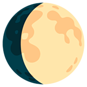 Émoji 🌔 Lune Gibbeuse Croissante sur Google 15.0.