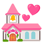 Emoji 💒 Chiesa Per Matrimonio su Google 15.0.