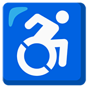 ♿ Emoji Symbol „Rollstuhl“ Google 15.0.
