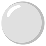 ⚪ Emoji Círculo Blanco en Google 15.0.