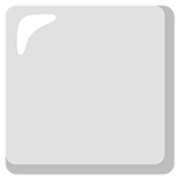 Emoji ⬜ Quadrato Bianco Grande su Google 15.0.