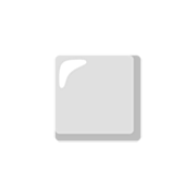 ◽ Emoji Cuadrado Blanco Mediano-pequeño en Google 15.0.