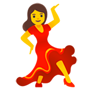 Emoji 💃 Donna Che Balla su Google 15.0.