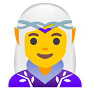Emoji 🧝‍♀️ Elfo Donna su Google 15.0.