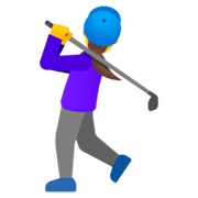 🏌️‍♀️ Emoji Mujer Jugando Al Golf en Google 15.0.
