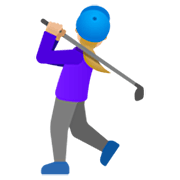 Emoji 🏌🏼‍♀️ Golfista Donna: Carnagione Abbastanza Chiara su Google 15.0.